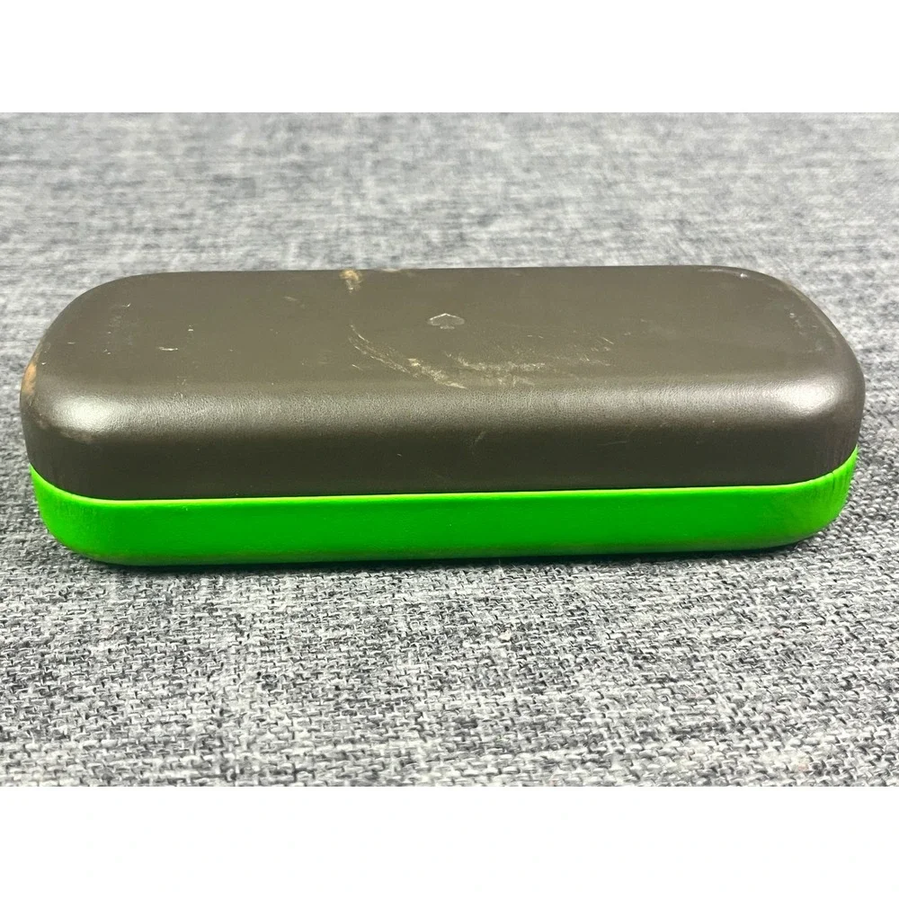 Kate Spade New York Hard Shell Glasses Case Lime Green Brown So Happy To See You